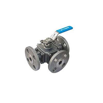 MS-3WF (3-Way SS Flanged) Ball Valves